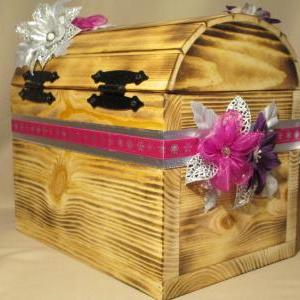 Oak - Card Box - Custom Built - Wedding Card Box -..