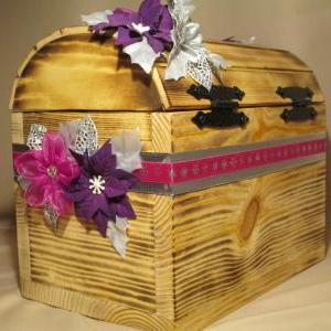 Oak - Card Box - Custom Built - Wedding Card Box -..