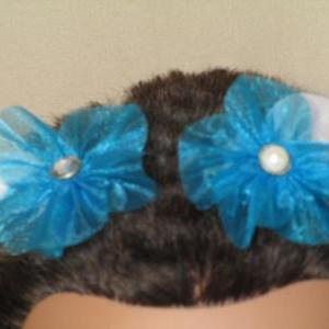 Flower Girl Sash - Matching Hair Barrettes -..