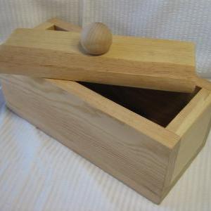 3 Pound Wood Soap Mold With Lid - Handmade In..