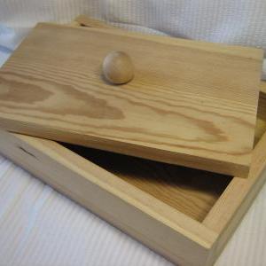Flat Wood Soap Mold With Lid - Handmade In..