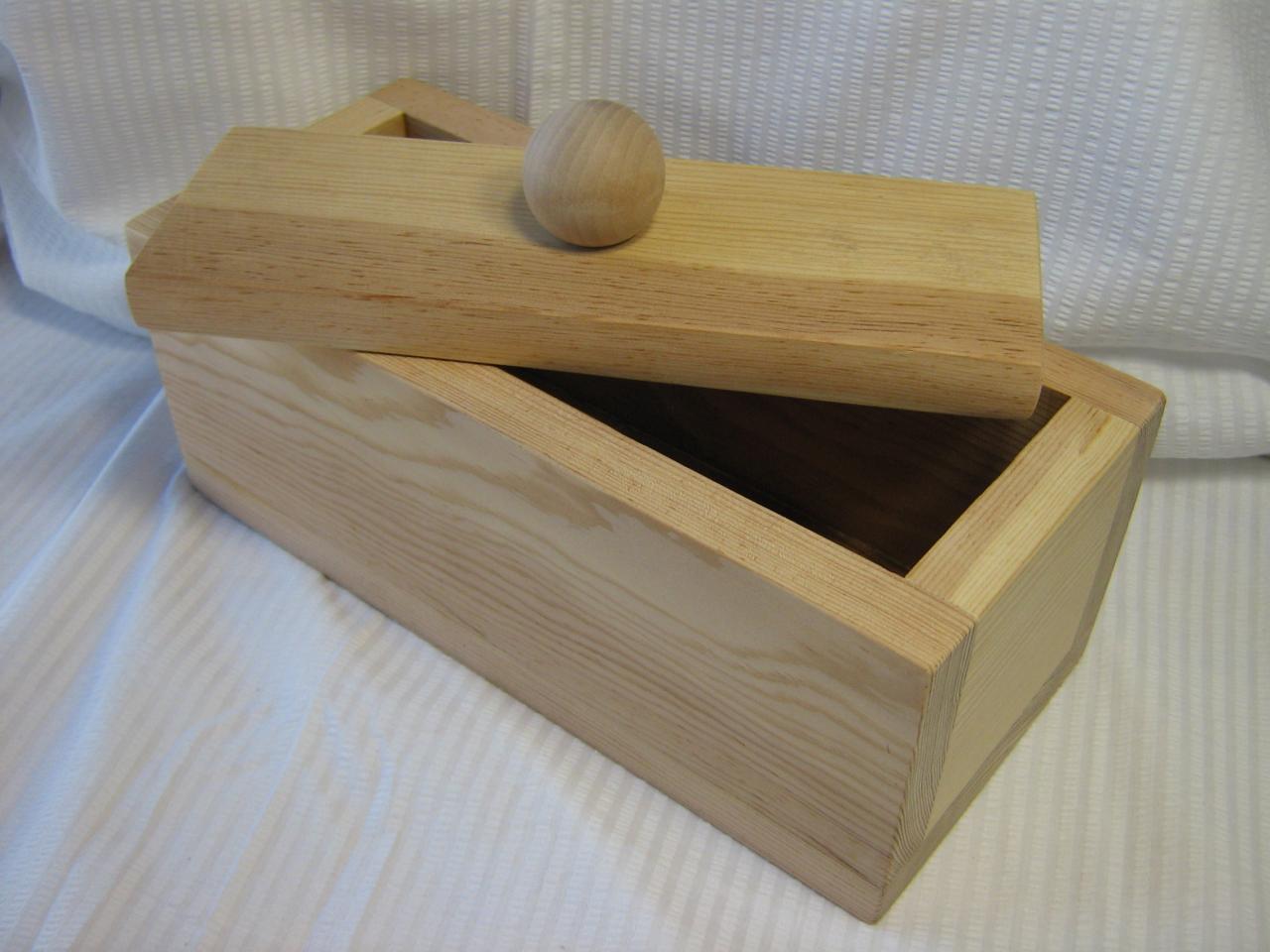 3 Pound Wood Soap Mold With Lid - Handmade In Colorado