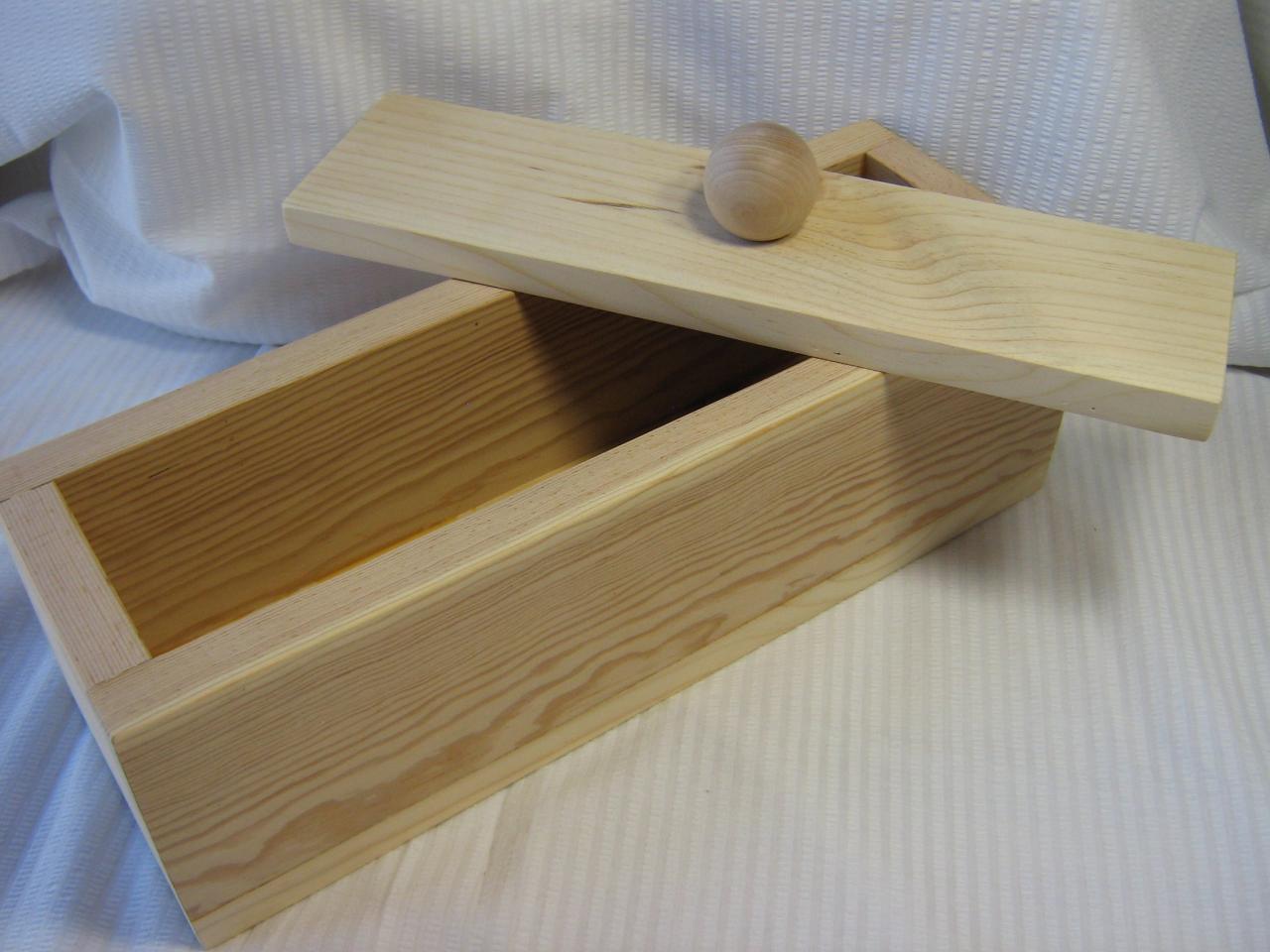 4 Pound Wood Soap Mold With Lid Handmade In Colorado on Luulla