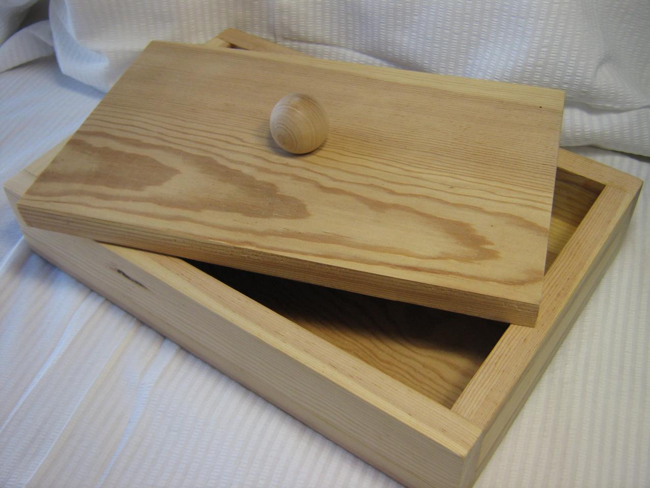 Flat Wood Soap Mold With Lid - Handmade In Colorado